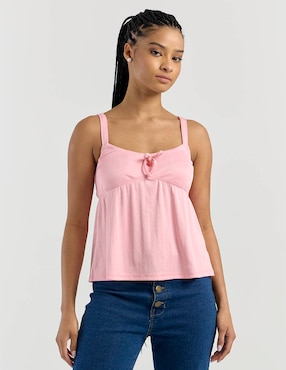Top Juicy Couture escote cuadrado tirante delgado
