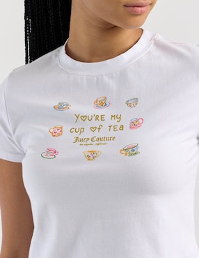 Top Juicy Couture cuello redondo