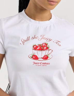 Top Juicy Couture cuello redondo