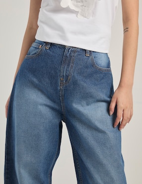 Jeans relaxed wide leg Oggi para mujer