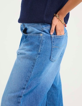 Jeans wide leg Oggi para mujer