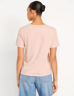 Playera manga corta Old Navy cuello redondo para mujer