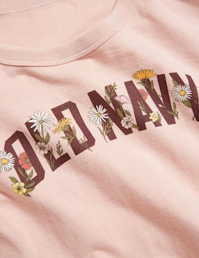 Playera manga corta Old Navy cuello redondo para mujer