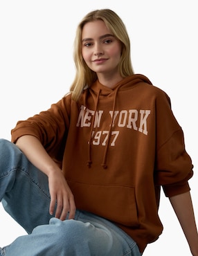 Sudadera con capucha y bolsa American Eagle para mujer
