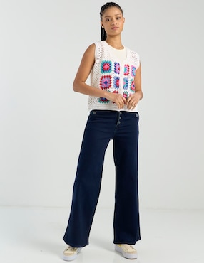 Jeans jogger wide leg Nyd para mujer