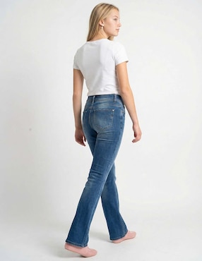 Jeans flare cintura Nyd para mujer