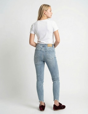 Jeans straight cintura Nyd para mujer