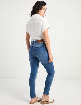 Jeans skinny cintura Nyd para mujer