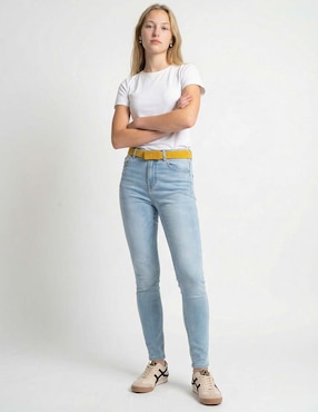 Jeans skinny corte cintura Nyd para mujer