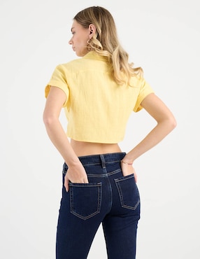 Blusa Nyd manga corta para mujer