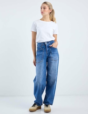 Jeans carpenter barrel cintura alta Nyd para mujer