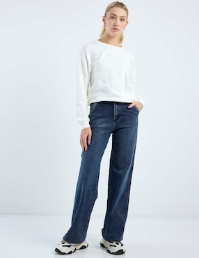 Jeans slim cintura baja Nyd para mujer