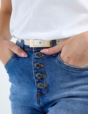 Jeans skinny cintura media Nyd para mujer