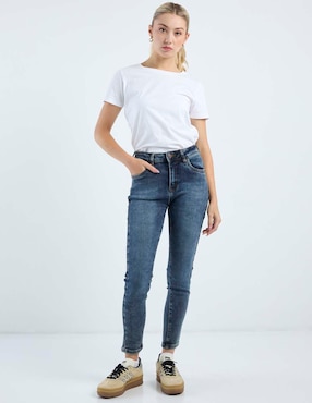 Jeans skinny cintura baja Nyd para mujer