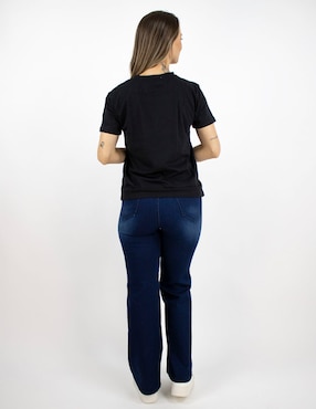 Blusa manga corta Furor cuello redondo para mujer
