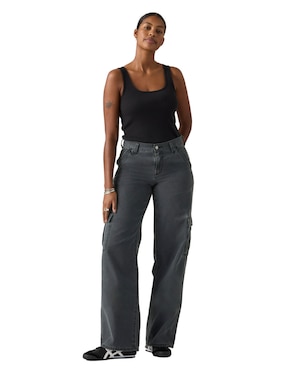 Jeans cargo relajado cintura Levi´s para mujer