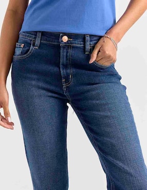 Jeans straight cintura alta Oggi para mujer