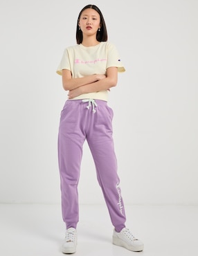 Playera manga corta Champion cuello redondo para mujer