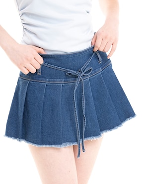 Falda mini Madden Girl de mezclilla a la cintura