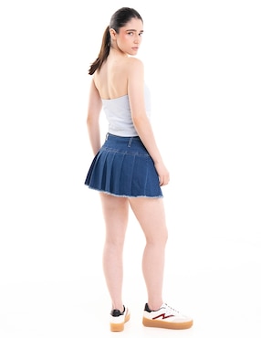 Falda mini Madden Girl de mezclilla a la cintura