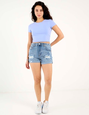 Short Madden Girl de mezclilla para mujer