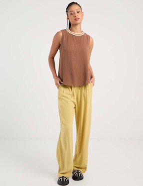 Pantalón relaxed Nyd palazzo para mujer