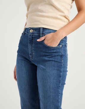 Jeans straight a la cintura Oggi para mujer