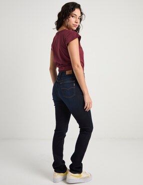 Jeans skinny a la cintura Oggi para mujer