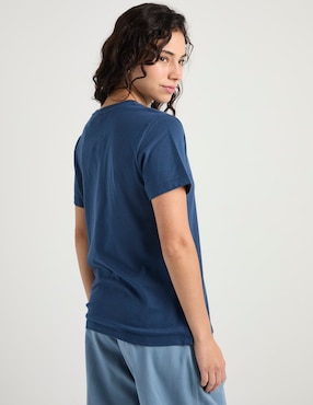 Playera manga corta Oggi cuello redondo para mujer