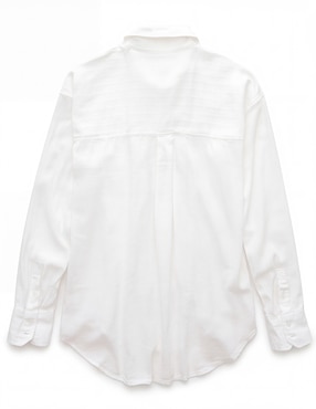 Blusa camisera American Eagle manga larga para mujer