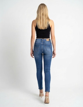 Jeans skinny cintura alta Oggi para mujer