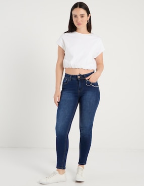 Jeans skinny cintura media Nyd para mujer