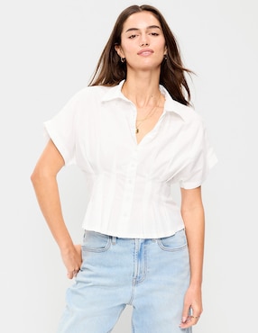 Blusa Old Navy manga corta para mujer