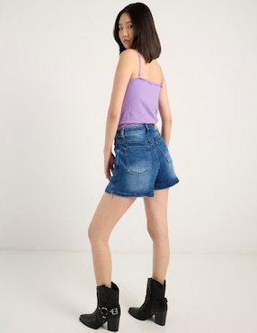 Falda short Nyd a la cintura