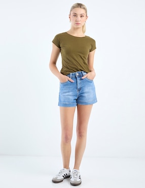 Short Nyd de mezclilla para mujer