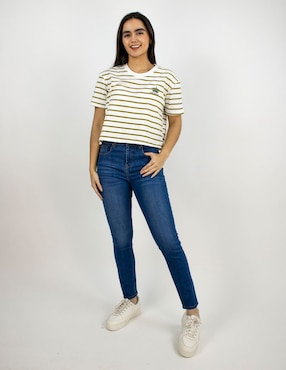 Playera manga corta Furor cuello redondo para mujer