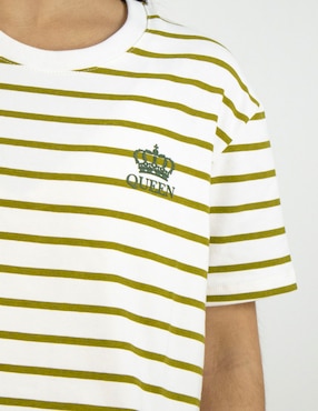 Playera manga corta Furor cuello redondo para mujer