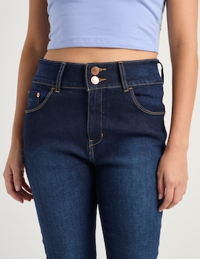 Jeans super skinny cintura Oggi para mujer