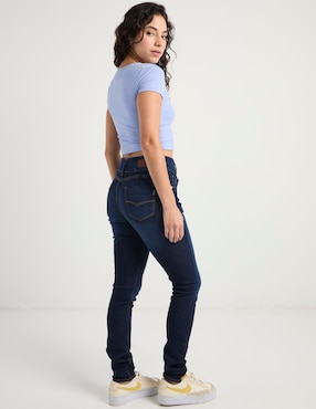 Jeans super skinny cintura Oggi para mujer