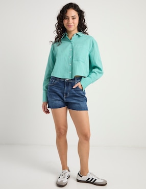 Short Oggi de mezclilla para mujer