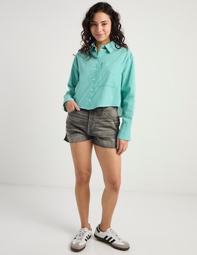 Short Oggi de mezcilla para mujer