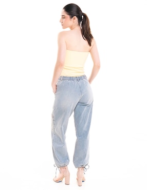 Jeans jogger baggy a la cintura Madden Girl para mujer