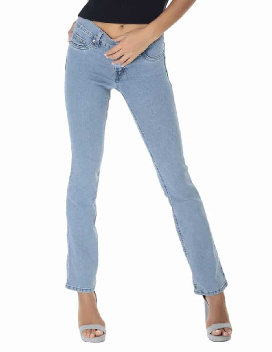 Jeans bota corte cintura alta para mujer Jeans bota corte cintura alta para mujer