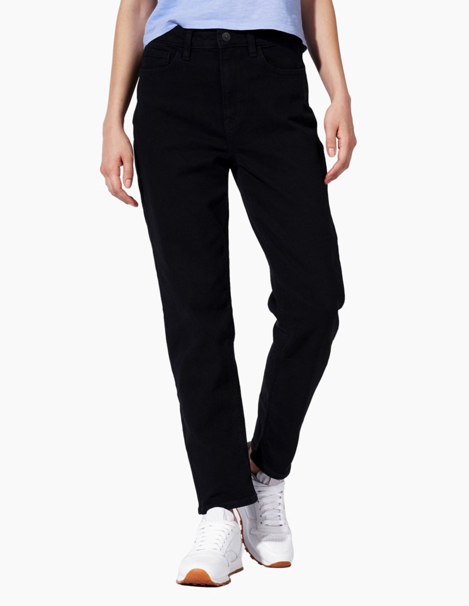 Jeans skinny Opp´s Jeans 101001-f1006 lavado obscuro corte cintura alta  para mujer