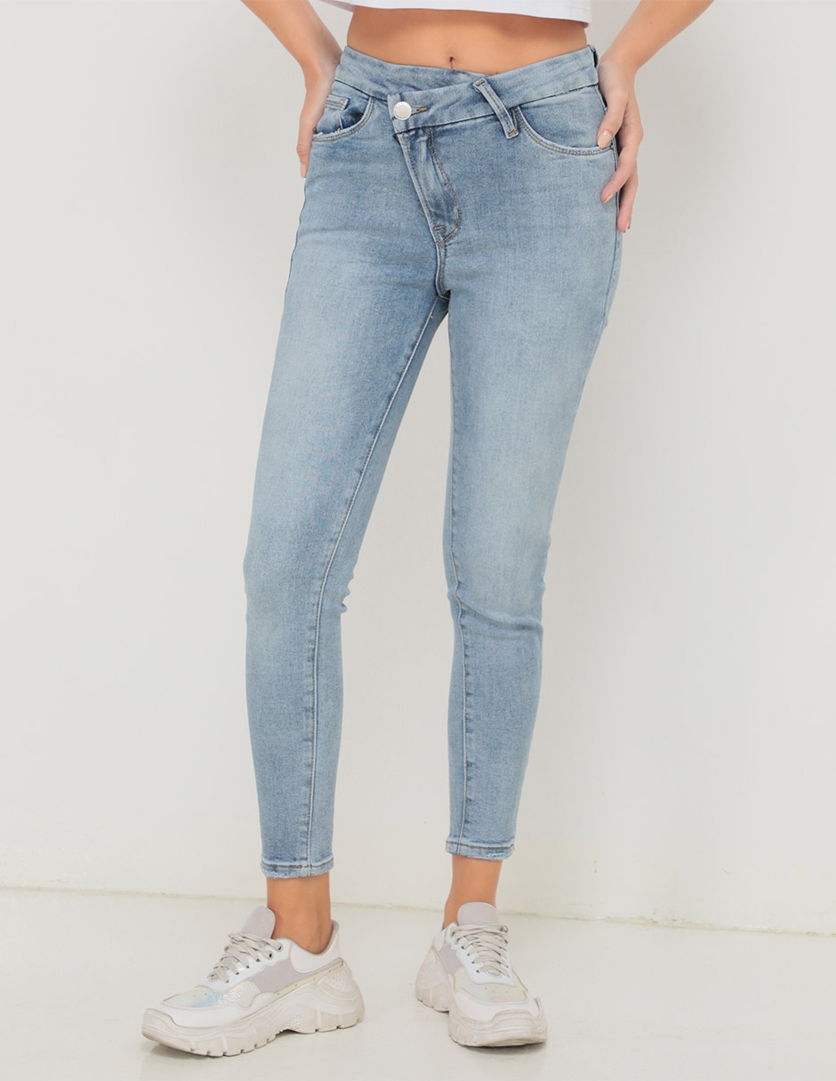 Jeans skinny NYD corte cintura para mujer