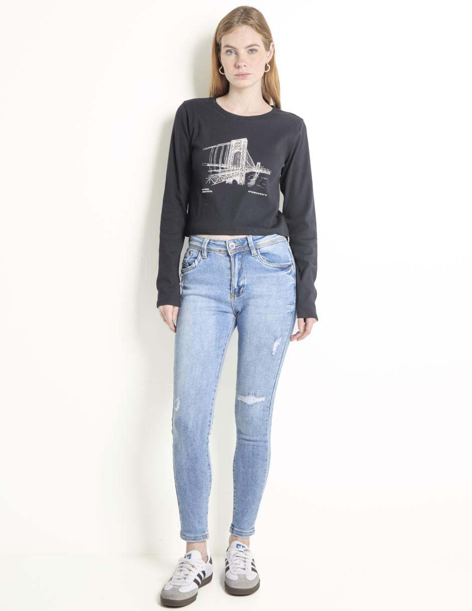 Jeans ultra skinny para mujer 3