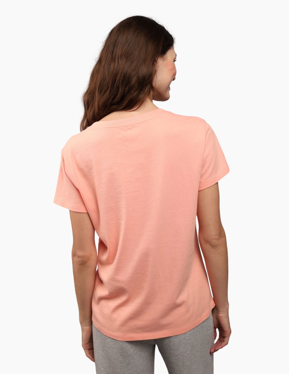 Playera manga corta Graphic Tee cuello redondo para mujer 4