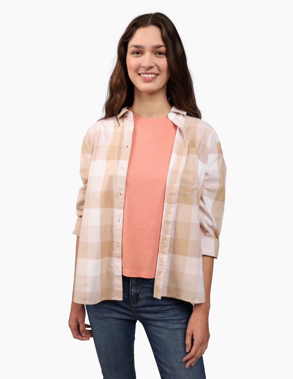 Blusa manga larga para mujer