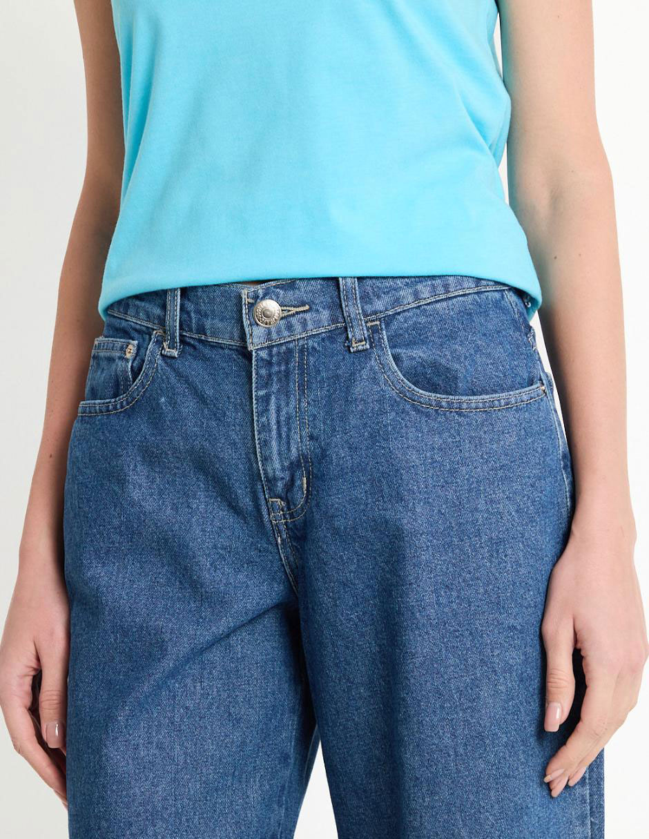 Jeans wide leg para mujer 4