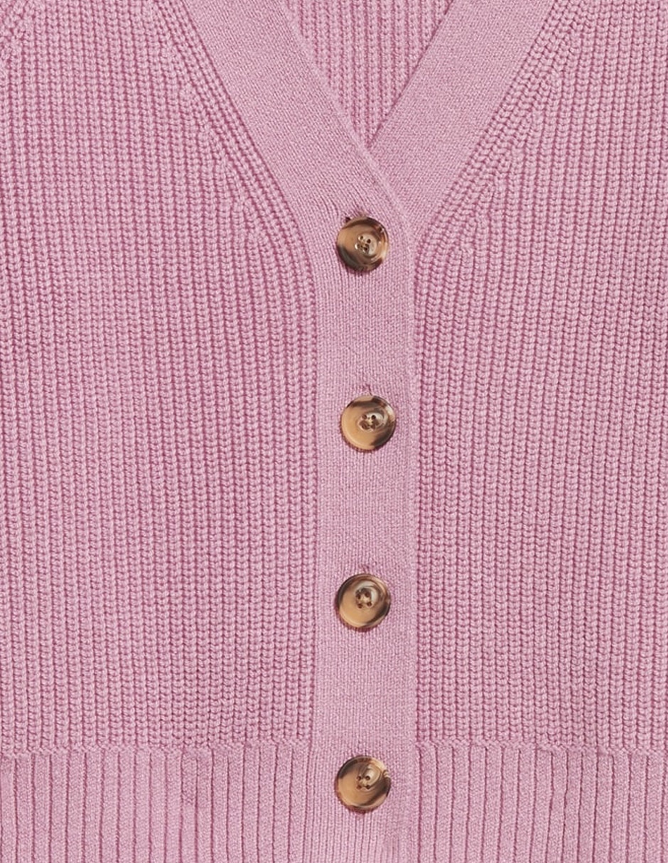 Suéter cuello V para mujer 4